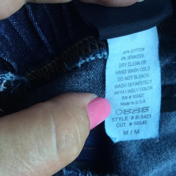 Rue twenty one options Junior denim strapless fringe dress, Size M - Picture 7 of 10